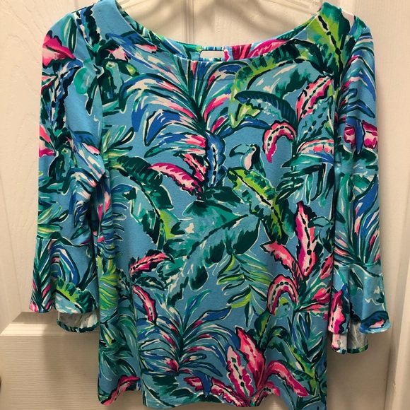 Lilly Pulitzer Women’s Size XS Fontaine Top - Picture 1 of 5